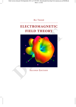 Electromagnetic Field Theory