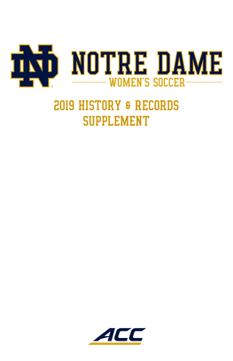 2019 History & Records Supplement