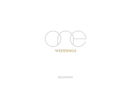 Belgravia One Weddings