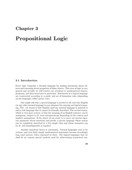 Propositional Logic