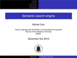 Semantic Search Engine