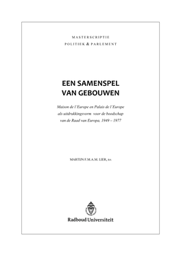 Een Samenspel Van Gebouwen