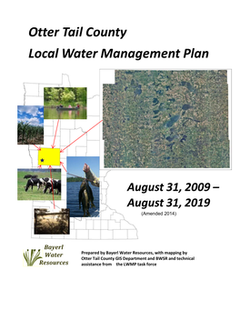 Otter Tail County Local Water Management Plan