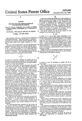 United States Patent Office Patented Feb