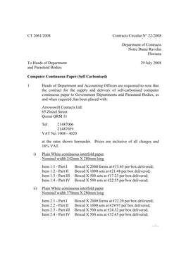 Circ22 2008 Computer Continuous Stationery