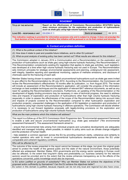 ROADMAP A. Context and Problem Definition