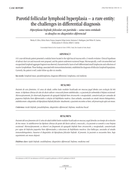 Parotid Follicular Lymphoid Hyperplasia