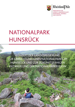 Landeskonzept Zum Nationalpark Im Hunsrück >>> Rheinland-Pfalz