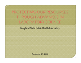 Maryland State Public Health Laboratory