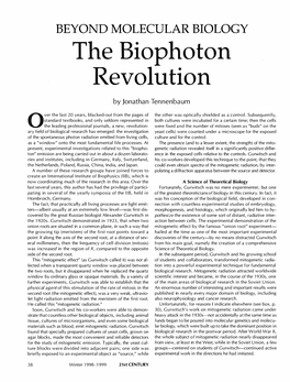 The Biophoton Revolution