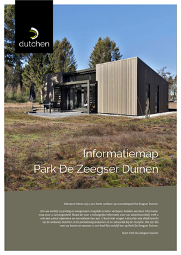 Informatiemap Park De Zeegser Duinen