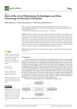 State of the Art of Monitoring Technologies and Data Processing