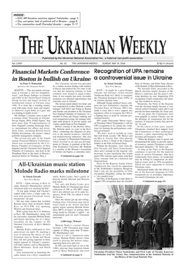 The Ukrainian Weekly 2006, No.20