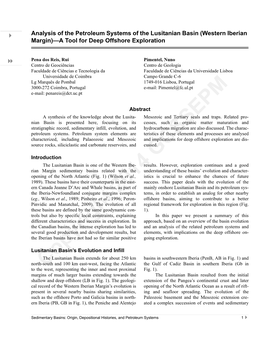 Analysis of the Petroleum Systems of the Lusitanian Basin (Western Iberian Margin)—A Tool for Deep Offshore Exploration