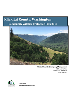 Klickitat County, Washington Community Wildfire Protection Plan 2018