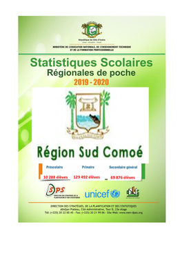 Statistiques Du SUD COMOE