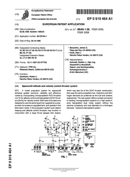 Spacecraft Attitude and Velocity Control Thruster System