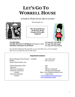 Let's Go to Worrell House