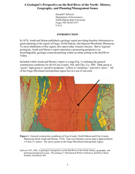 A Geologist's Perspective on the Red River of the North