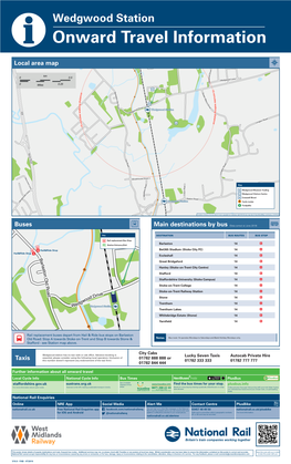 Wedgwood Station I Onward Travel Information Local Area Map