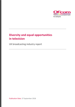 UK Broadcasting Industry Report