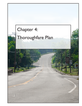 Chapter 4: Thoroughfare Plan