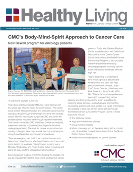 CMC's Body-Mind-Spirit Approach to Cancer Care