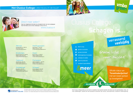 Brochure Vmbo Schagen