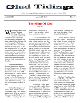 The Mind of God (Jerry Fite)