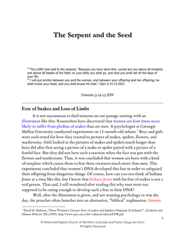 The Serpent and the Seed