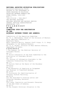 National Archives Microfilm Publications