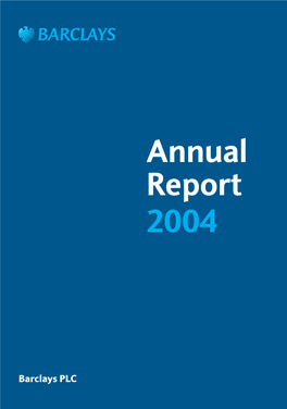 Barclays PLC 2004 Annual Report