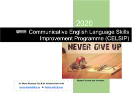 Communicative English Language Skills Improvement Programme