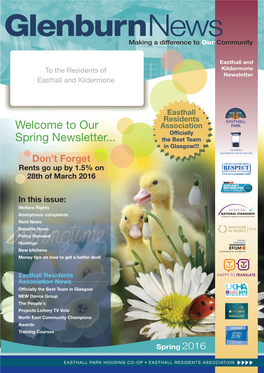 Spring Newsletter 2016