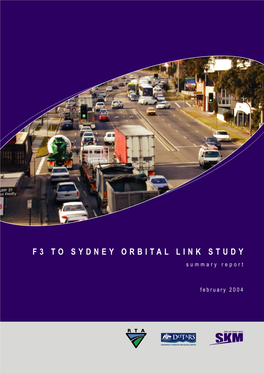 F3 to Sydney Orbital Link Study