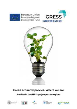 Green Economy Policies. Where We Are Baseline in the GRESS Project Partner Regions