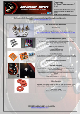 Product Page Red Special Products Approved by Us!