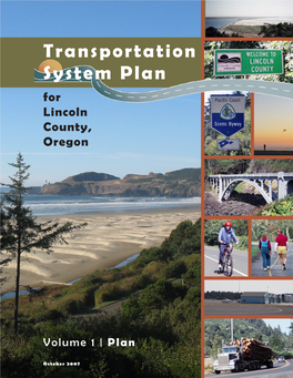 Transportation System Plan for Lincoln County, Oregon