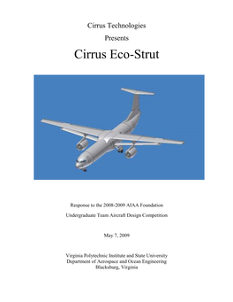 Cirrus Eco-Strut