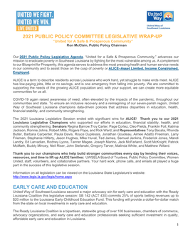 2021 Legislative Wrap-Up