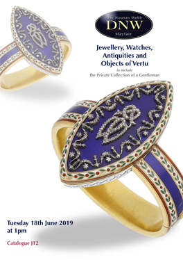 Jewellery, Watches, Antiquities and Objects of Vertu 26 March 2019