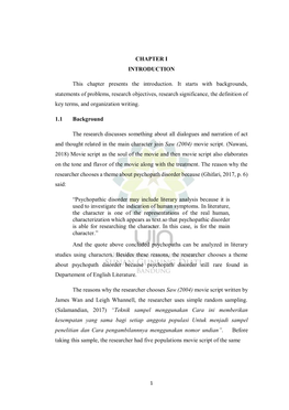 CHAPTER I INTRODUCTION This Chapter Presents the Introduction. It Starts with Backgrounds, Statements of Problems, Research Obje