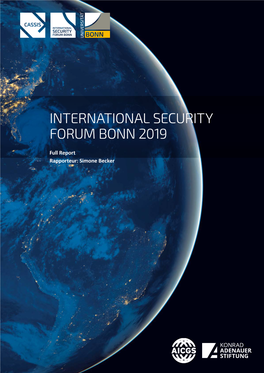 International Security Forum Bonn 2019