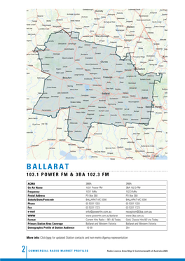 Ballarat 103.1 POWER FM & 3BA 102.3 FM