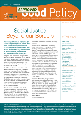 Social Justice Beyond Our Borders in This Issue