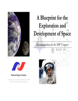 A Blueprint for the Exploration and Development of Space