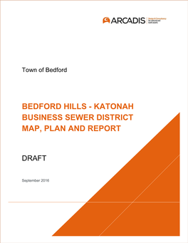 Katonah Business Sewer District Map, Plan and Report