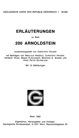 Erläuterungen 200 Arnoldstein