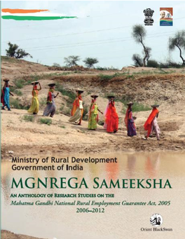 MGNREGA Sameeksha: an Anthology of Research Studies on The