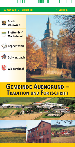 Bürger-Informationsbroschüre Der Gemeinde Auengrund